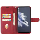 For Tecno Spark 20 Pro Leather Phone Case(Red)