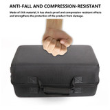 For PS5 Slim Game Console EVA Storage Bag Handbag Carrying Case(1900 Black)