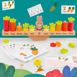 Children Early Education Puzzle Rabbit Balanced Toy Math Addition Subtraction Enlightenment Toy