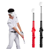 PGM HGB022 Golf Retractable Swing Practice Stick Indoor Golf Sound Assistant Practitioner(Red)