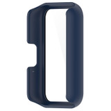 For Samsung Galaxy Fit 3 SM-R390 PC + Tempered Glass Film Integrated Watch Protective Case(Midnight Blue)