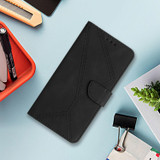 For OnePlus 12R 5G Global Stitching Embossed Leather Phone Case(Black)