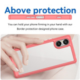 For Sony Xperia 5 V Colorful Series Acrylic Hybrid TPU Phone Case(Red)