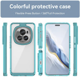 For Honor Magic6 Pro 5G Colorful Series Acrylic Hybrid TPU Phone Case(Transparent Blue)
