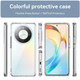 For Honor X9b Colorful Series Acrylic Hybrid TPU Phone Case(Transparent)