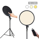 JMARY FM-15RS 40W Adjustable 15-inch Portrait Light Studio LED Round Fill Light(EU Plug)