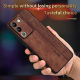 For vivo V29e 5G / Y200 5G AZNS 3D Embossed Skin Feel Phone Case(Purple)