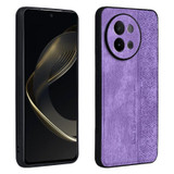 For vivo S18e AZNS 3D Embossed Skin Feel Phone Case(Purple)