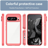 For Google Pixel 9 Pro Colorful Series Acrylic Hybrid TPU Phone Case(Red)