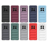For Realme 12 Pro 5G / 12 Pro+ Magic Shield TPU + Flannel Phone Case(Dark Grey)