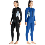 DIVE & SAIL Ladies Summer Thin Wetsuit Breathable Sunscreen Long Sleeve Quick Dry Swimsuit, Size: XXL(Black)