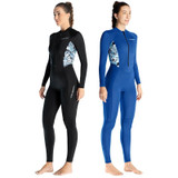 DIVE & SAIL Ladies Summer Thin Wetsuit Breathable Sunscreen Long Sleeve Quick Dry Swimsuit, Size: M(Black)