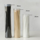 50pcs /Box 3mmx20cm Rattan Aromatherapy Stick Floral Water Diffuser Hotel Deodorizing Diffuser Stick(White)