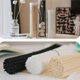 50pcs /Box 3mmx20cm Rattan Aromatherapy Stick Floral Water Diffuser Hotel Deodorizing Diffuser Stick(Wood Color)