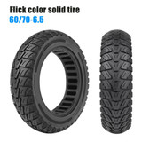 For Ninebot Max G30 Electric Scooter 10 x 2.5 Inch Flick Color Solid Tire(Tricolor)