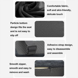 Curve Three-dimensional Support Memory Foam Office Chair Armrest Pad, Color: Black