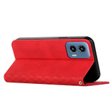 For Motorola Moto G Play 5G 2024/Moto G 5G 2024 Diamond Splicing Skin Feel Magnetic Leather Phone Case(Red)