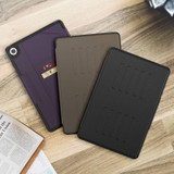 For Samsung Galaxy Tab A9+ Notebook Magnetic Leather Tablet Case(Black)