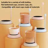 10000rpm/Min Magnetic Levitation Electric Coffee Stirrer Milk Shaker With Cup Gift Box(White)