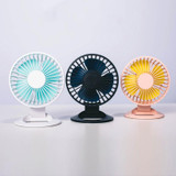 F2 Student USB Quiet Office Desktop Mini Fan, Colour: White Without Battery