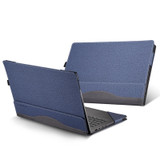 For Samsung Galaxy Book 4 Pro 360 16 Inch Leather Laptop Anti-Fall Wear-Resistant Protective Case(Dark Blue)