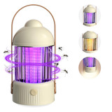 Electric Shock Type Home Night Light Mosquito Killer Outdoor Camping Lamp, Spec: 4000 mAh(Yellow)