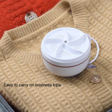 Mini Portable Underwear Socks Turbine Washing Machine, Color: Two-way