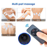 SC-195B Mini Cervical Massage Stickers EMS Pulse Meridian Therapy Instrument, Spec: 2-In-1 Upgrade Jack