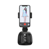 360 Degree Intelligent Follow Live Video Recording Desktop Stabilizer(Black)