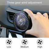 F203A Portable Car Air Outlet Electric Cooling Fan