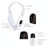 S1 EMS Microcurrent Colored Light Massage Beauty Instrument Remote Face Slimming Device(White)