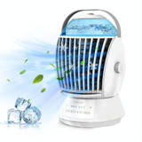 CF-009 USB Touch Spray Humidification Air Conditioning Fan Desktop Office Air Cooler(White)