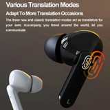 Hishell Y113 Smart Voice Translator Earphone Wireless Earbuds Real Time Instant Online 40 Languages Translate Earphone(White)