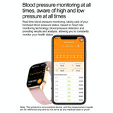 T98 2.04 inch IP68 Waterproof Bluetooth Call Smart Watch, Support Blood Oxygen Monitoring(Beige)