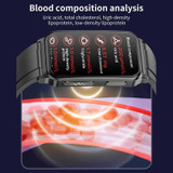 G08 1.4 inch IP67 Waterproof Smart Watch, Support ECG / Blood Glucose / Blood Oxygen Monitoring(Gold)