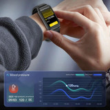 G08 1.4 inch IP67 Waterproof Smart Watch, Support ECG / Blood Glucose / Blood Oxygen Monitoring(Gold)