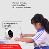 Intelligent Primary School Student Writing Sitting Posture Corrector Children Eye Protection Vision Protector Student Alarm Clock(Sky Blue)