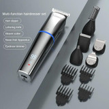 MARSKE 6 In 1 Hair Clipper Grooming Set Rechargeable Razor Carving Nose Hair Trimmer US Plug