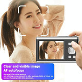 4K HD Optical Zoom Digital Camera 60MP Dual Screen Selfie Camera, No Memory(Silver)
