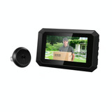 C23 3.97 inch 1080p Smart Digital Door Concealed Viewer Wide Angle With Night Vision(Black)