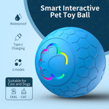 O5 Smart Pet Cat Toy Ball Luminous Yo-Yo Diameter 2.4 inches Standalone Version(Pink)