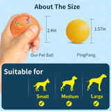 O5 Smart Pet Cat Toy Ball Luminous Yo-Yo Diameter 2.4 inches Standalone Version(Green)