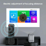 GXMO P10 Android 10 OS HD Portable WiFi Projector, Plug Type:UK Plug(White)