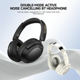 Eking ANC Noise Canceling Wireless Gaming Low Latency Headband Wireless Bluetooth Headphones, With 2.4G(Black)