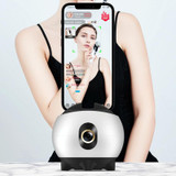 Hishell Rechargeable AI Face Intelligent Follow Shot Gimbal Cell Phone Live Streaming Video Stabilizer(White)