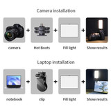 Desiontal M16 RGB Rechargeable Pocket Light Mini Photography Light LED Outdoor Shooting Supplementary Light