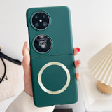 For Huawei Pocket 2 Skin Feel Magsafe Magnetic Shockproof PC Phone Case(Dark Green)