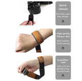 Camera Magnetic Wrist Strap SLR Accessories Hand Strap(Black+Brown)