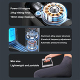 Adjustable Circular Vibration Muscle Relaxation Body Massager(Black)