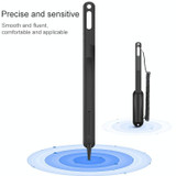 0319 Navigator Touch Stylus Metal Aluminum Tube Body Resistance Stylus with Fixed Slot Base & Spring Cable